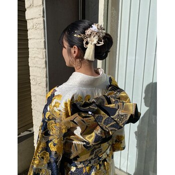 【目白台】成人式ヘアセット・着付け｜卒業式のご予約も受付中の画像